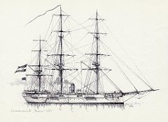 19-Schraubenkorvette 'Fasana' - 1871